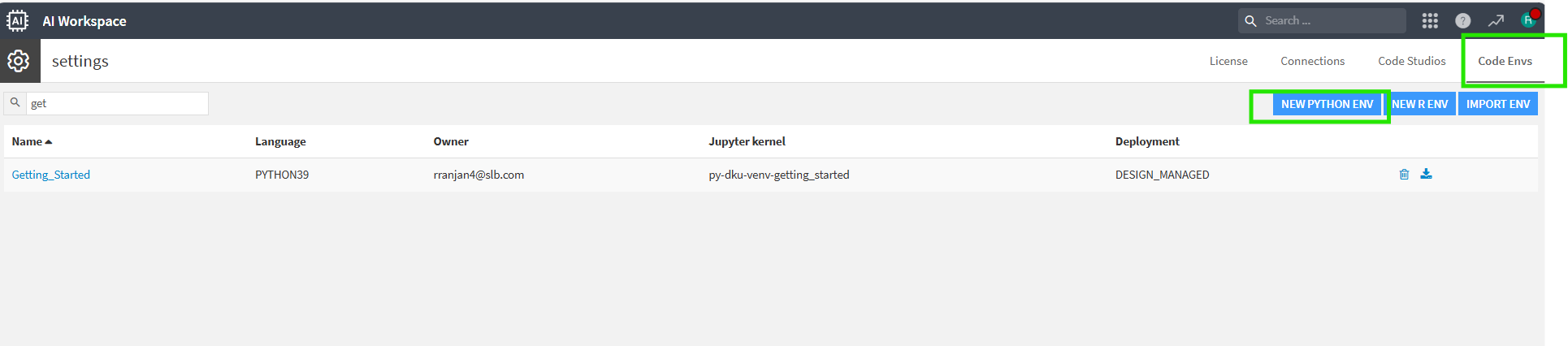 New_python_Env